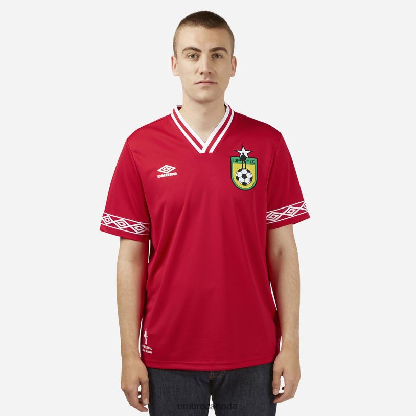 Vermillion/White Clothing Joe Strummer Foundation Jersey Men Umbro 262Z855