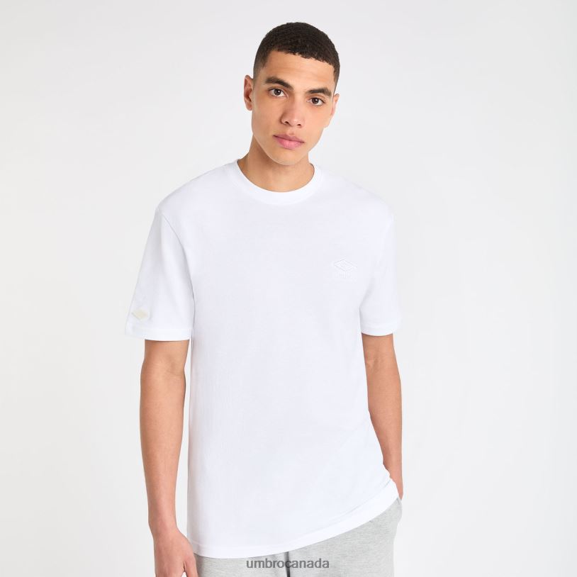 White Clothing Sport Style Pique Tee Men Umbro 262Z849