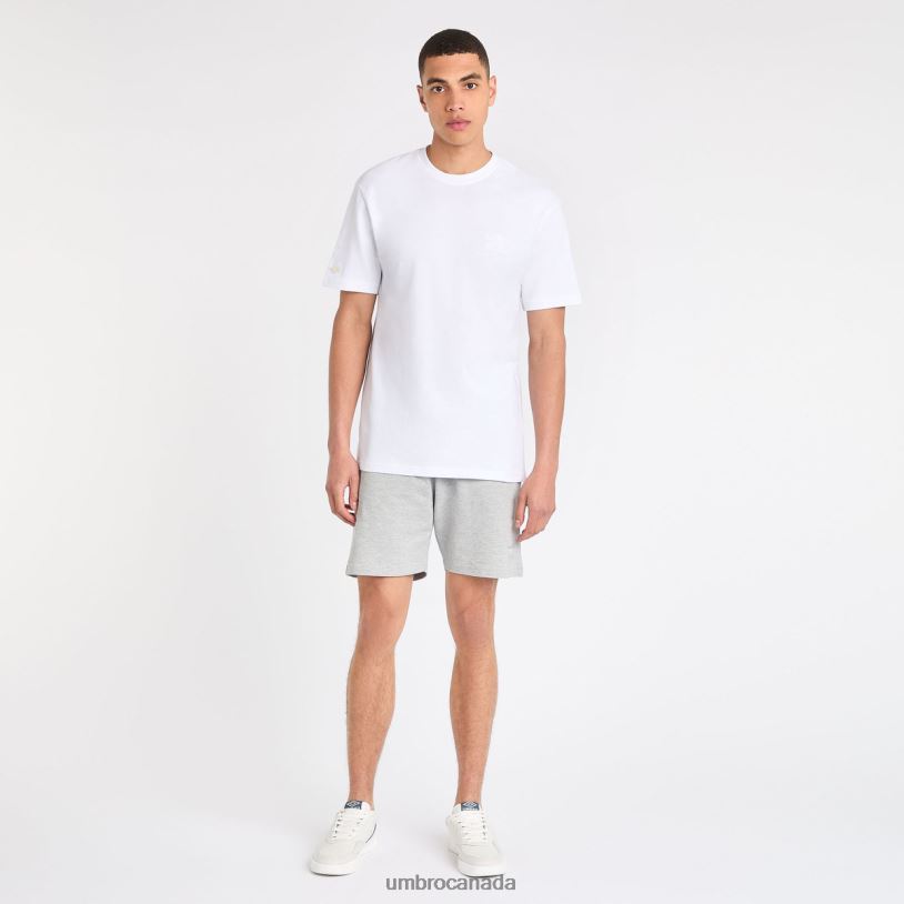 White Clothing Sport Style Pique Tee Men Umbro 262Z849