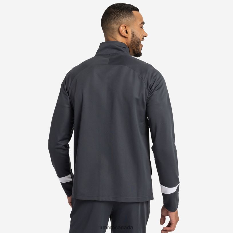 Carbon/White Clothing Total Training Knitted Suit Men Umbro 262Z8191