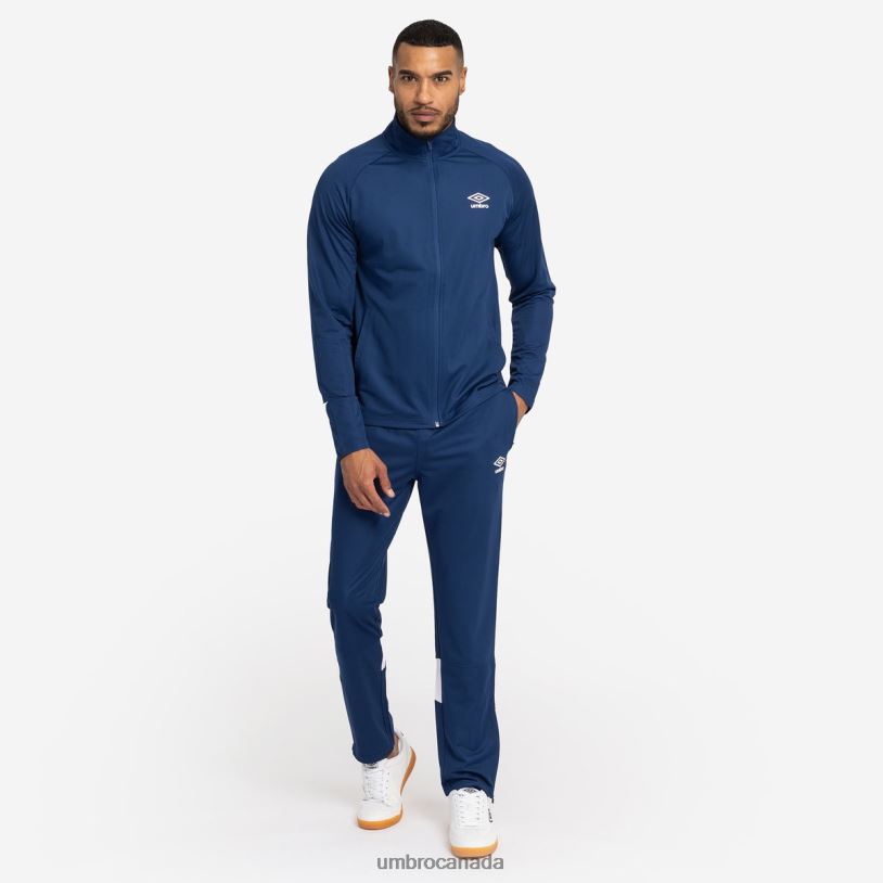 TW Navy/White Clothing Total Training Knitted Suit Men Umbro 262Z8189