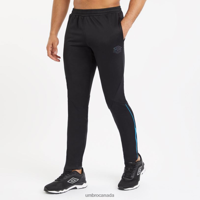 Black/Malibu Blue Clothing Pro Training Poly Pant Men Umbro 262Z8162