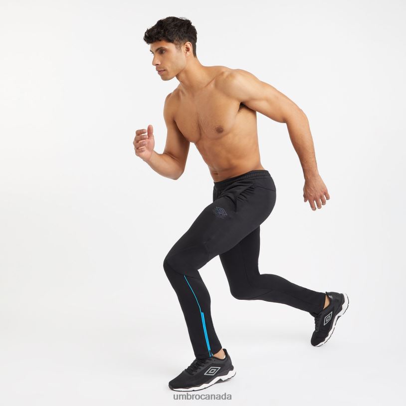 Black/Malibu Blue Clothing Pro Training Poly Pant Men Umbro 262Z8162