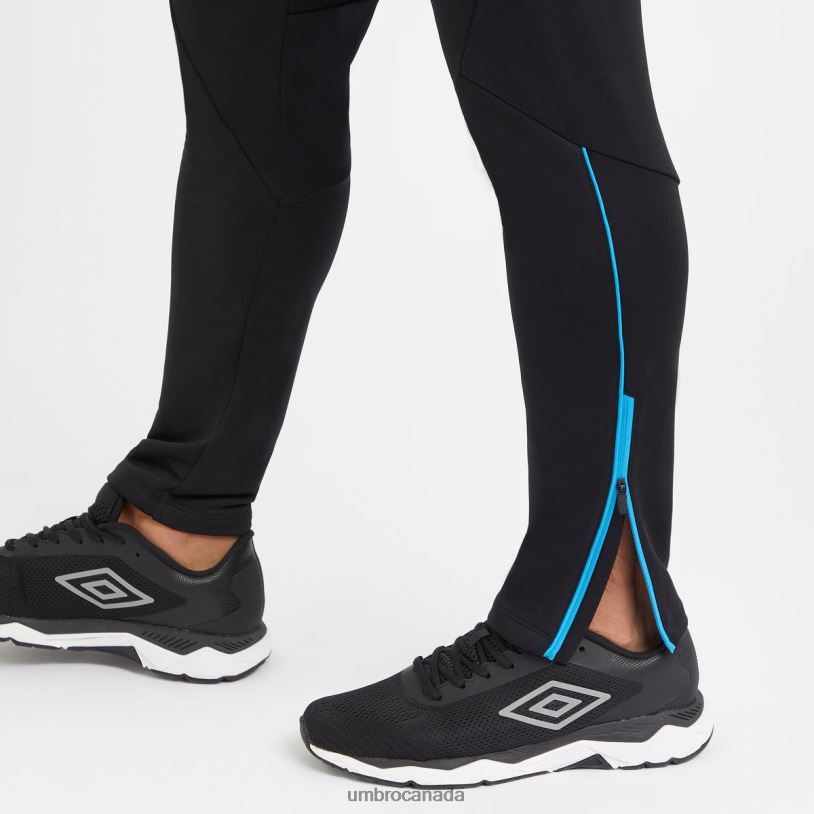 Black/Malibu Blue Clothing Pro Training Poly Pant Men Umbro 262Z8162