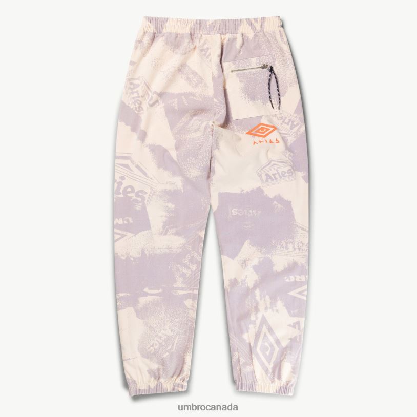 Lilac/Cream/Black Clothing Aries Pro 64 Cotton Drill Pants Men Umbro 262Z8192