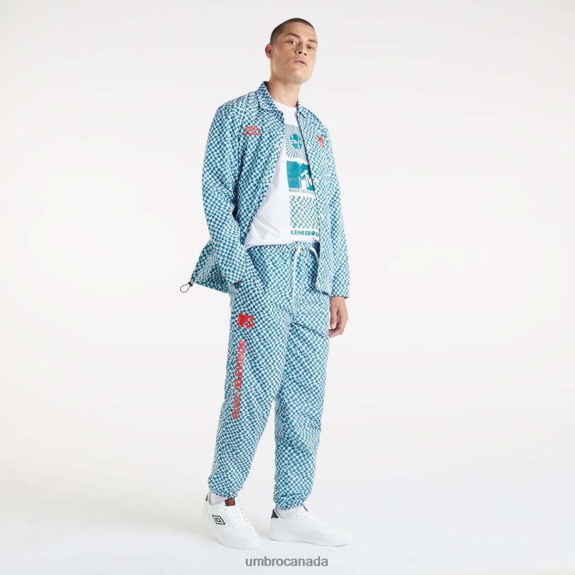 Shaded Spruce/Brilliant White Clothing MTV Track Pant Men Umbro 262Z8161