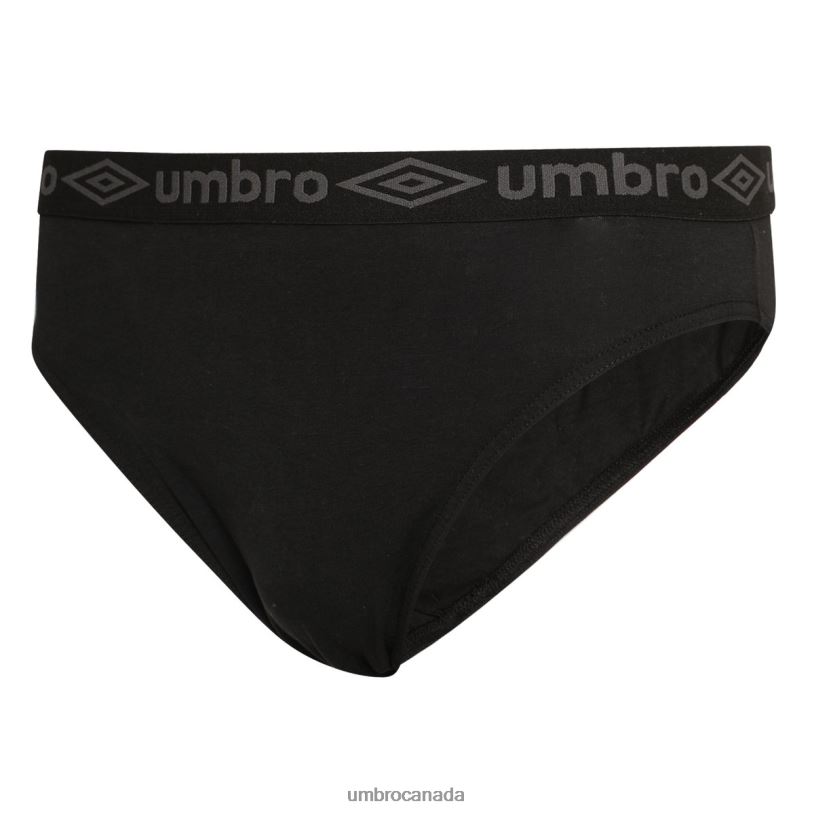 Black Clothing Plain Briefs 3 Pack Men Umbro 262Z8256