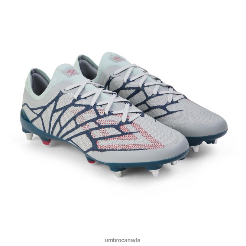 Plain Air/Geranium/Blue Coral/Eggshell Footwear Velocita Alchemist Pro SG Men Umbro 262Z8291