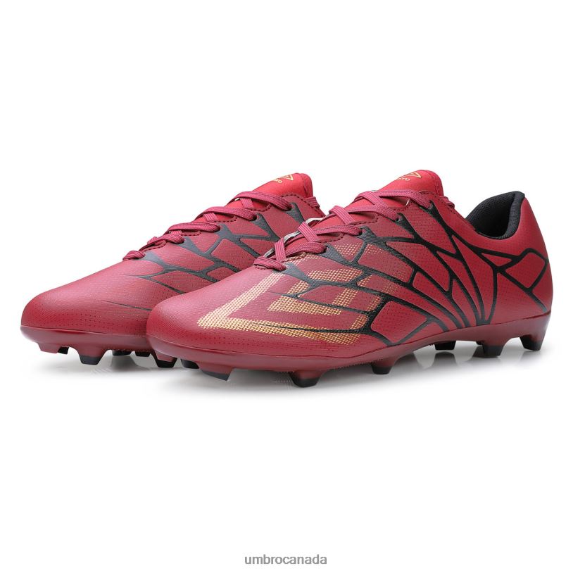 Rhubarb/Amber Gold/Black Footwear Velocita Alchemist Club FG Men Umbro 262Z8301