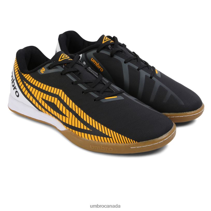 Black/White/Saffron Footwear Sala BRZ Liga Men Umbro 262Z8311