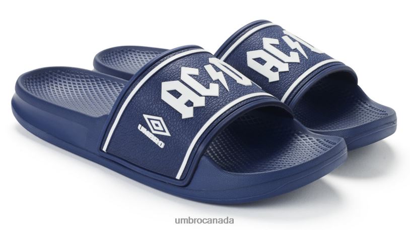 Patriot Blue/White Footwear Ac/dc Slides Men Umbro 262Z8340