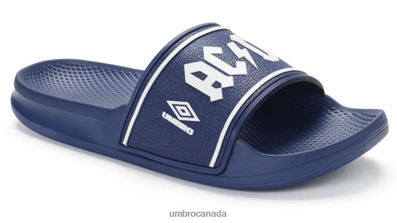 Patriot Blue/White Footwear Ac/dc Slides Men Umbro 262Z8340