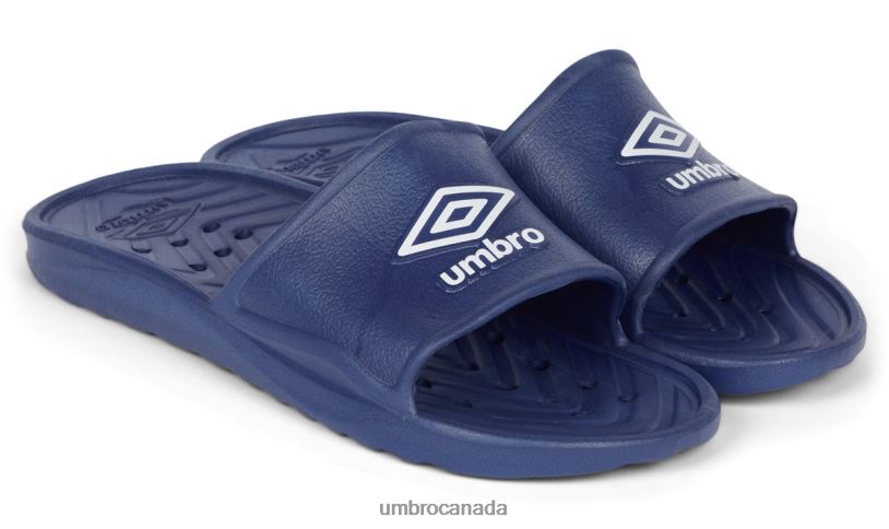 TW Navy/White Footwear TT Shower Slides Men Umbro 262Z8341