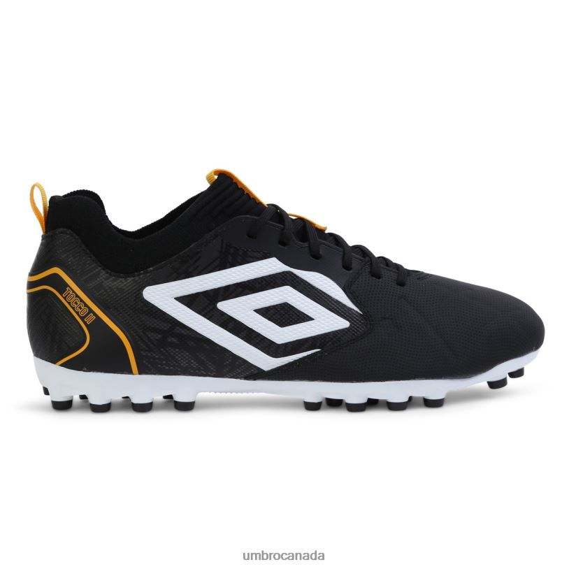 Black/White/Saffron Footwear Tocco 2 Pro Ag Unisex Umbro 262Z8579