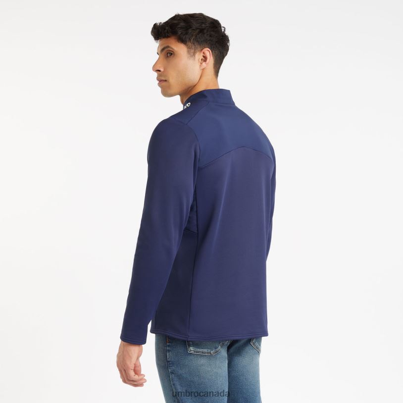 Peacoat/Diva Blue Sports Williams Off Track Half Zip Fleece Unisex Umbro 262Z8382