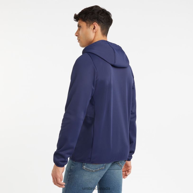 Peacoat/Diva Blue Sports Williams Off Track Hooded Jacket Unisex Umbro 262Z8383