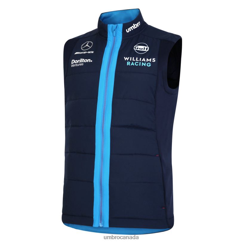 Peacoat/Diva Blue Sports Williams Racing \'23 Gilet Unisex Umbro 262Z8380