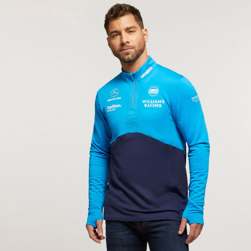 Peacoat/Diva Blue Sports Williams Racing '23 Mid Layer Top Unisex Umbro 262Z8373
