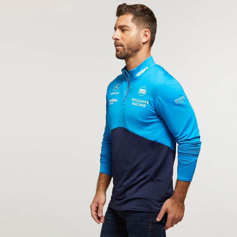 Peacoat/Diva Blue Sports Williams Racing \'23 Mid Layer Top Unisex Umbro 262Z8373