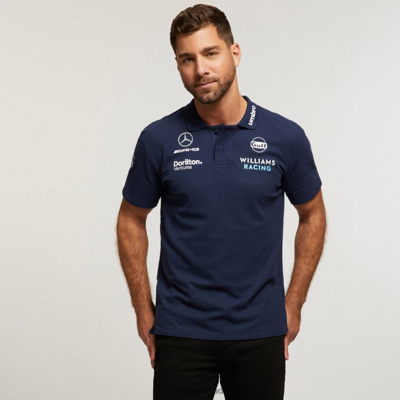 Peacoat Sports Williams Racing '23 CVC Media Polo Unisex Umbro 262Z8370