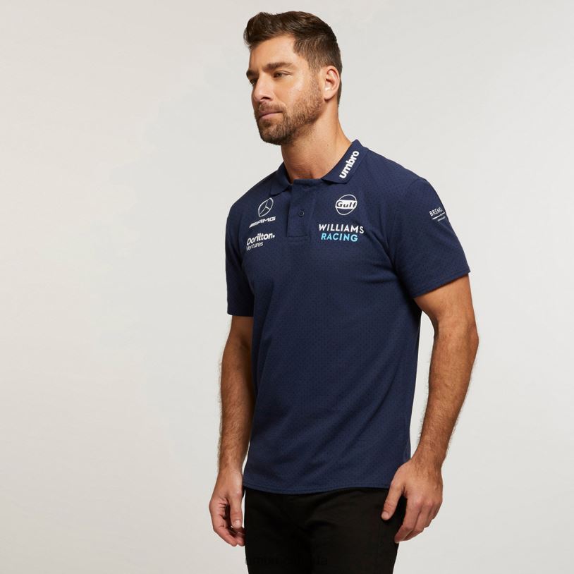 Peacoat Sports Williams Racing \'23 CVC Media Polo Unisex Umbro 262Z8370