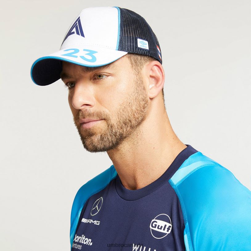 White/Peacoat Sports Williams Alex Albon Driver Cap Unisex Umbro 262Z8374