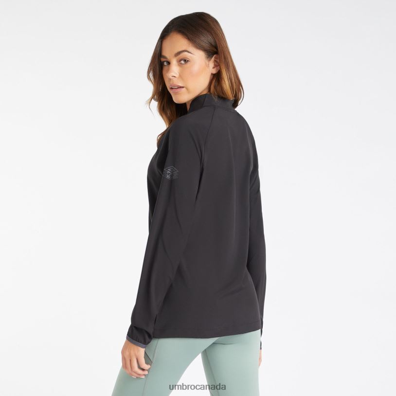 Black/Carbon Clothing Pro Training Printed Woven Jacket Women Umbro 262Z8513