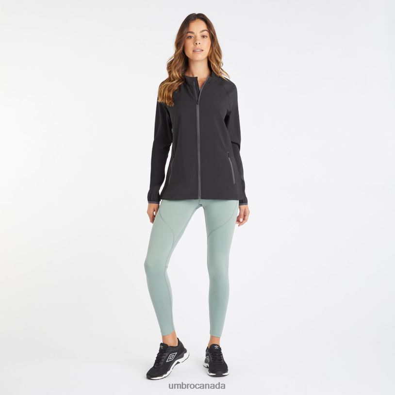 Black/Carbon Clothing Pro Training Printed Woven Jacket Women Umbro 262Z8513