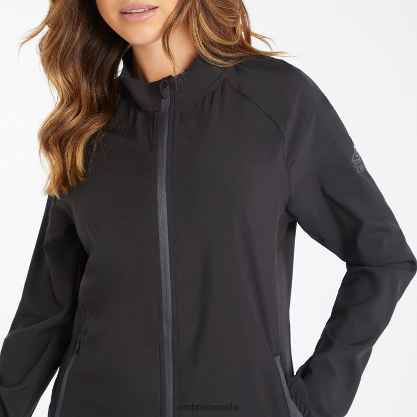 Black/Carbon Clothing Pro Training Printed Woven Jacket Women Umbro 262Z8513