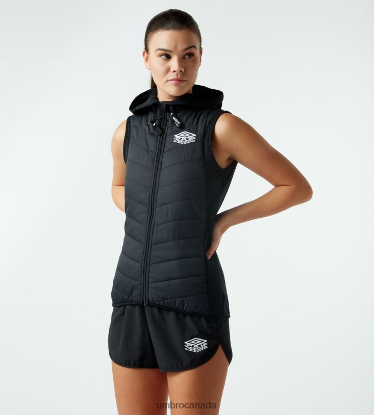 Black Clothing Classic Contour PTF Gilet Women Umbro 262Z8521