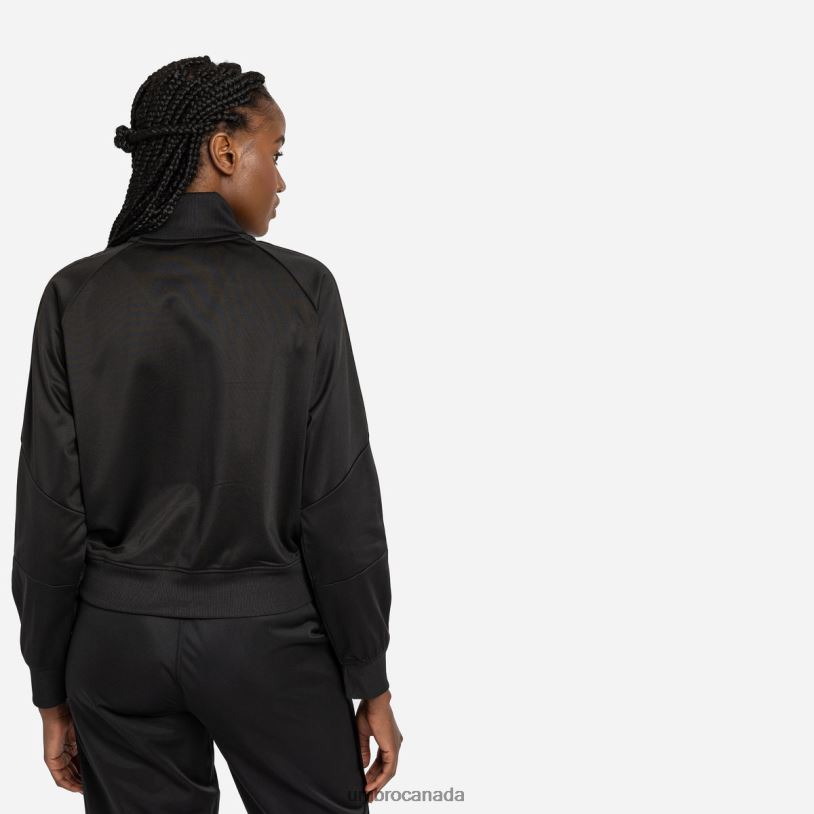 Black Clothing Diamond Taped Tricot Panel Jacket Women Umbro 262Z8515