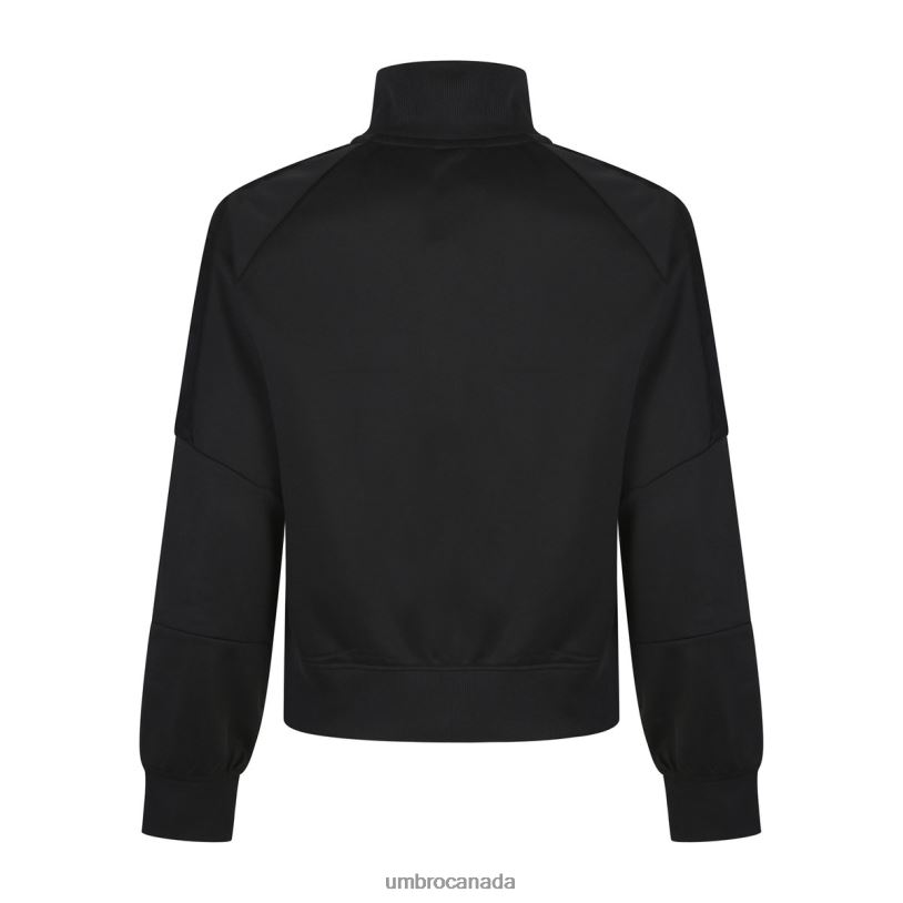 Black Clothing Diamond Taped Tricot Panel Jacket Women Umbro 262Z8515