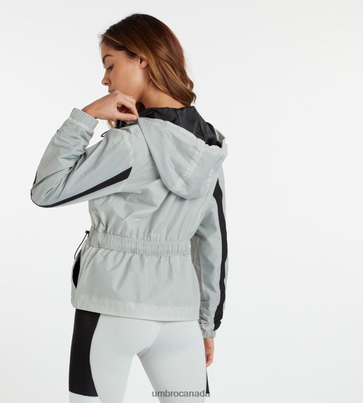 Mist/Black Clothing Reflective Tech ZT Jacket Women Umbro 262Z8517