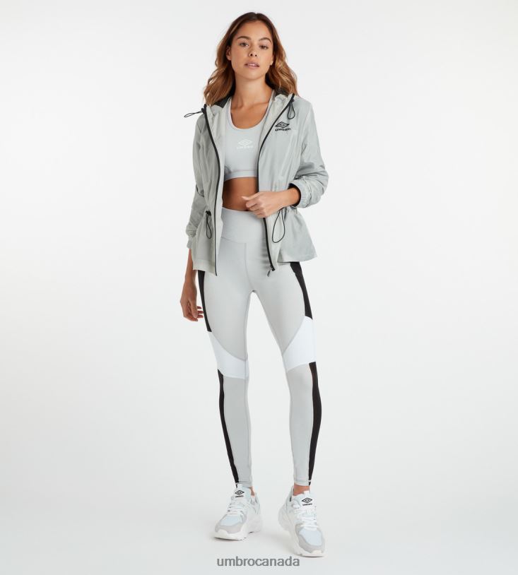 Mist/Black Clothing Reflective Tech ZT Jacket Women Umbro 262Z8517