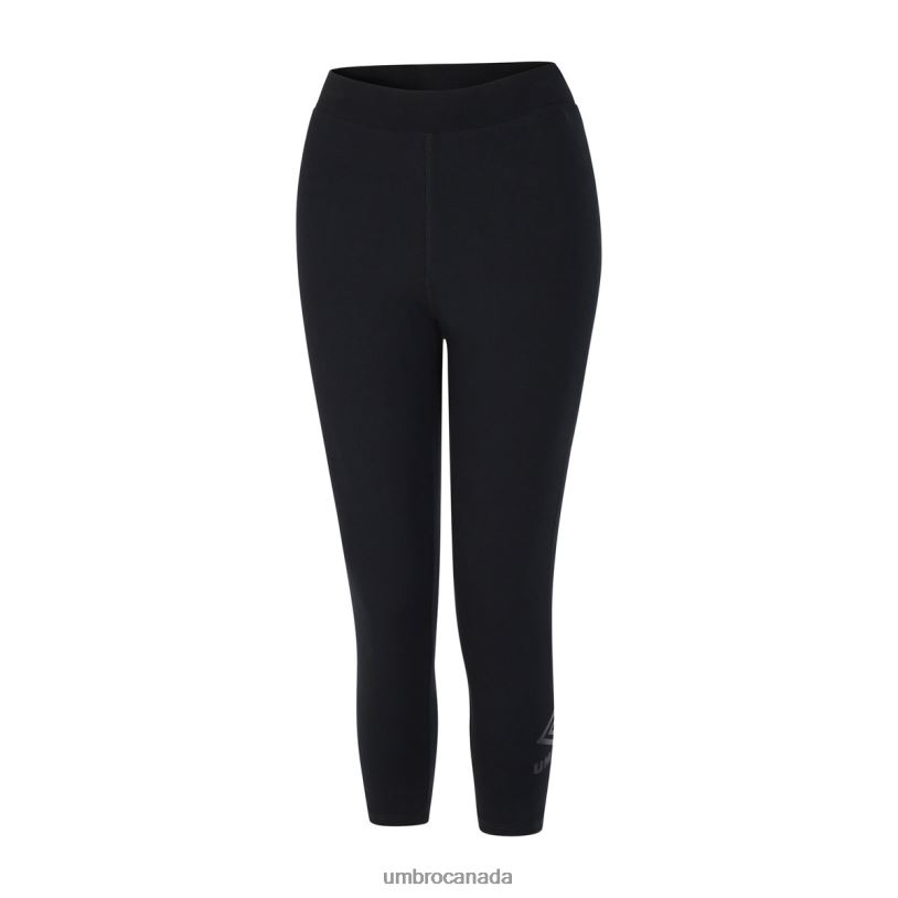 Black Clothing Diamond Style 3/4 Leggings Women Umbro 262Z8480