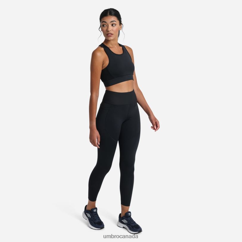 Black Clothing Pro Training 7/8 Leggings Women Umbro 262Z8463