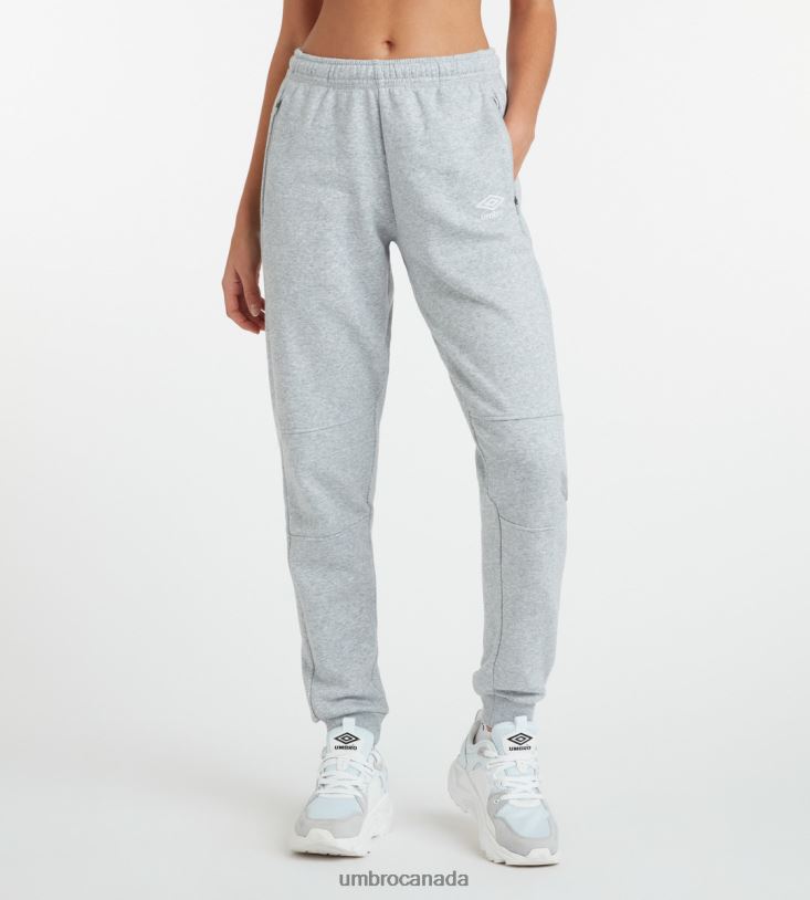 Grey Marl/White Clothing Club Leisure Jogpant Women Umbro 262Z8466