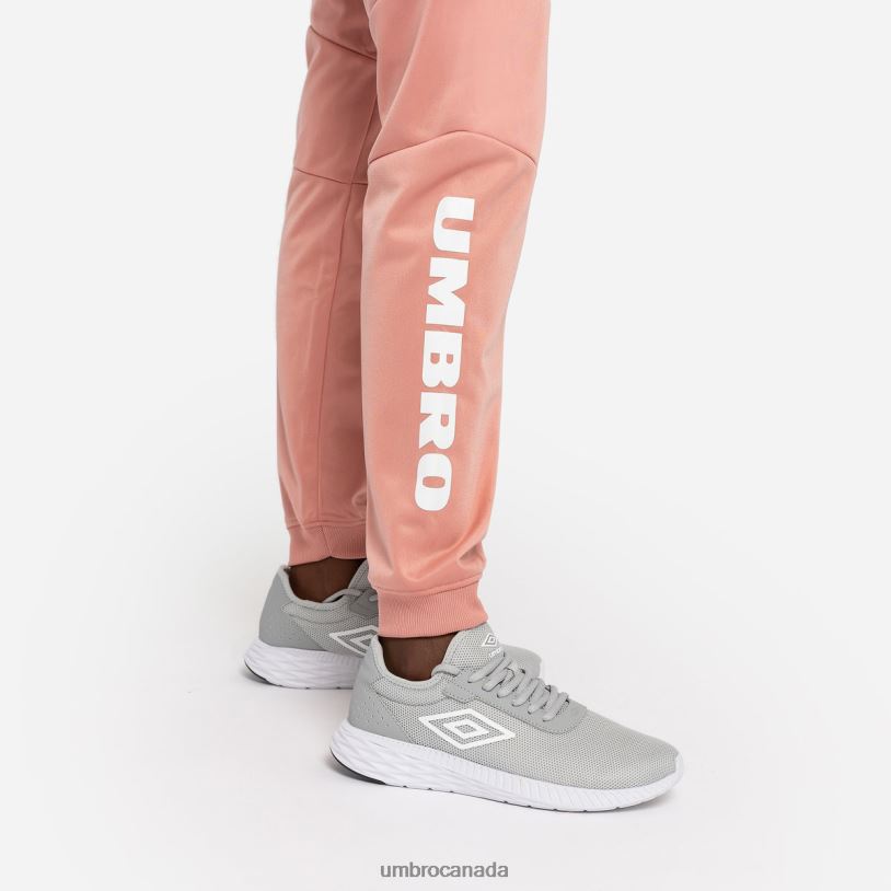 Rosette/White Clothing Diamond Taped Tricot Pant Women Umbro 262Z8484