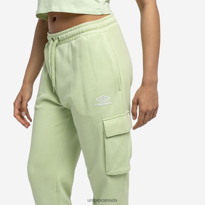 Seafoam/White Clothing Diamond Utility Pocket Jog Pant Women Umbro 262Z8476