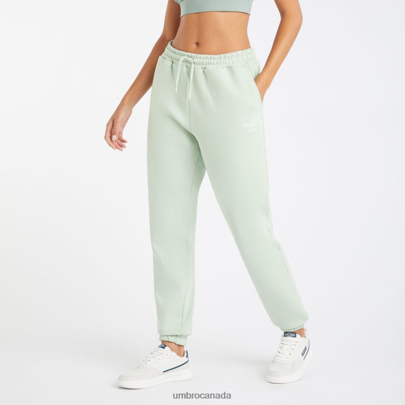 Subtle Green/White Clothing Core Sweatpants Women Umbro 262Z8456
