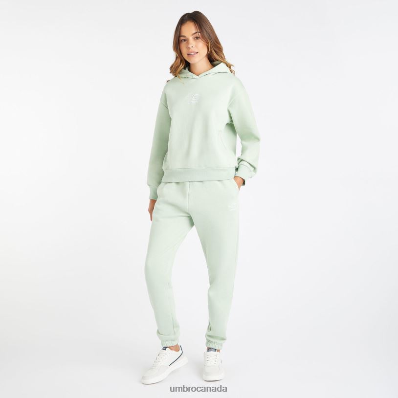 Subtle Green/White Clothing Core Sweatpants Women Umbro 262Z8456
