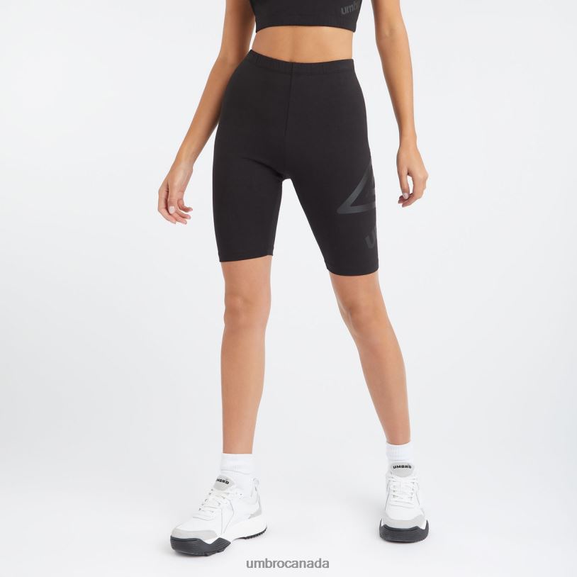 Black Clothing Core Large Logo Cycling Shorts Women Umbro 262Z8492