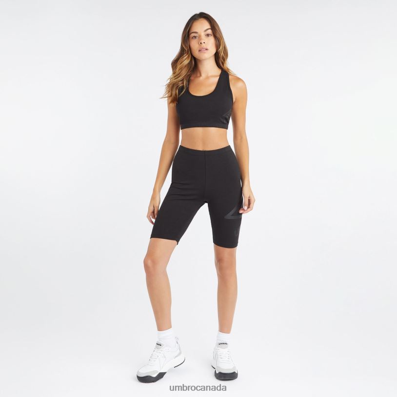 Black Clothing Core Large Logo Cycling Shorts Women Umbro 262Z8492
