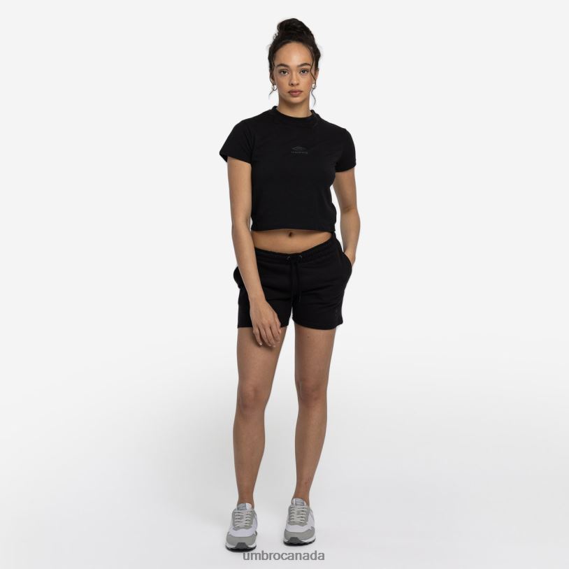 Black Clothing Diamond Jog Short Women Umbro 262Z8504