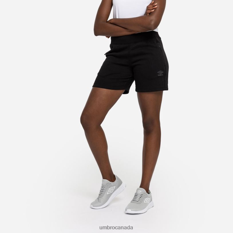 Black Clothing Pro Fleece Elite Short Women Umbro 262Z8510