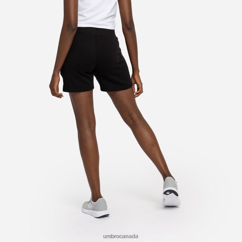 Black Clothing Pro Fleece Elite Short Women Umbro 262Z8510