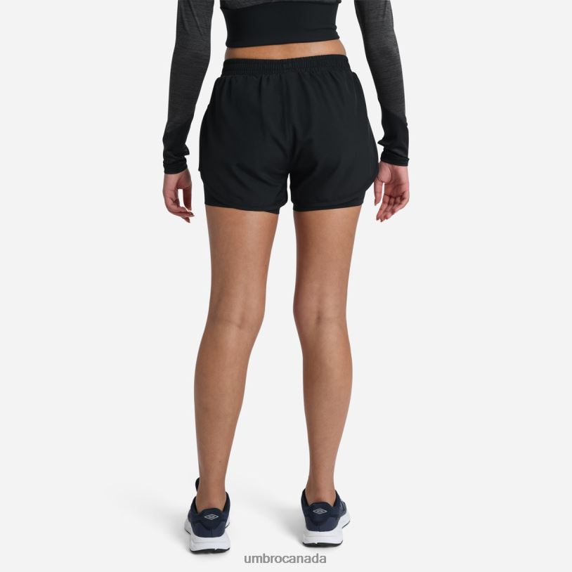 Black Clothing Pro Training Printed Hybrid Short Women Umbro 262Z8495