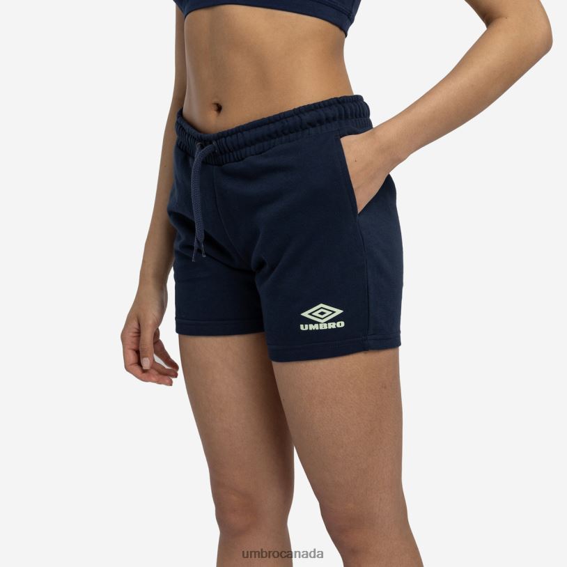 Indigo Mood/Seafoam Clothing Diamond Jog Short Women Umbro 262Z8503