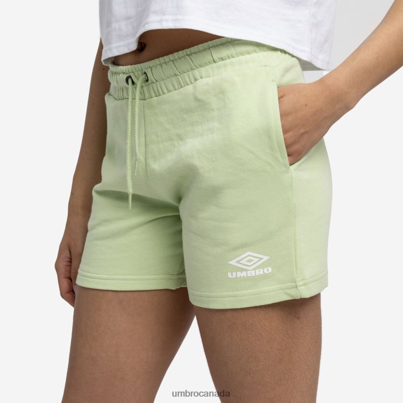 Seafoam/White Clothing Diamond Jog Short Women Umbro 262Z8505