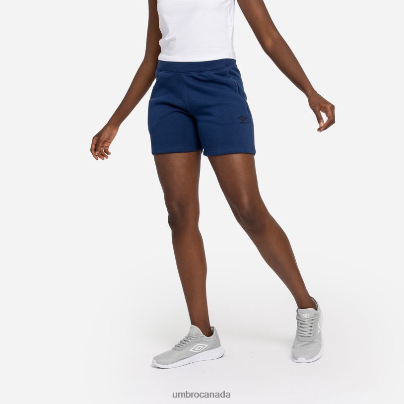 TW Navy Clothing Pro Fleece Elite Short Women Umbro 262Z8509
